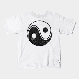 Yinyang Zen Harmony Meditation Spiritual Kids T-Shirt